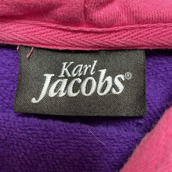 Karl Jacobs Colorblock Enchantment 2021 Hoodie Sweatshirt Rare Medium M - Picture 2 of 11